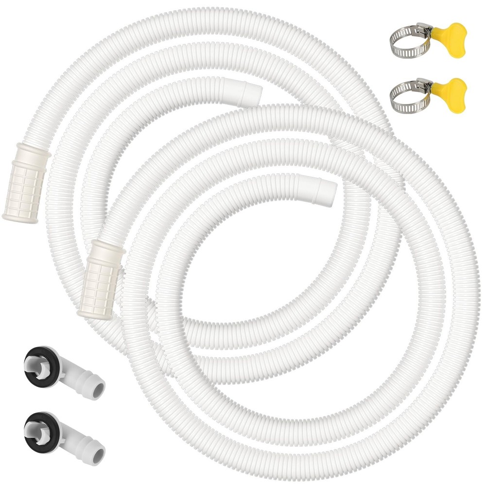 2 Pack 5FT AC Drain Hose Kit for Condensate Plastic Tube  -image