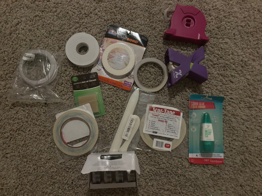 LOT CRAFT ADHESIVE Liquid GLUE DOTS TAPE REFILLS MOUNTING ADHESIVE Scor-tape