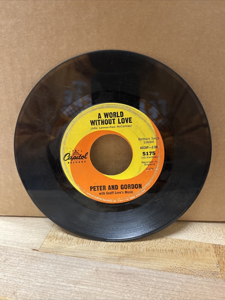 Peter And Gordon, If I Were You:A World Without Love 45. Capitol Box 5-image