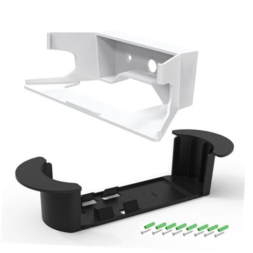 Wall Mount for Starlink Mesh WiFi Router V2 Mesh White Mount +Black Caddy