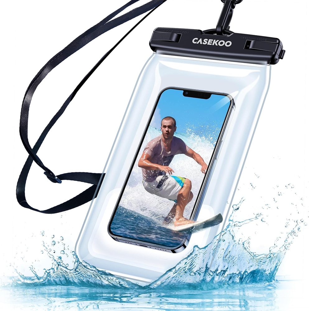CASEKOO Floating Waterproof Phone Pouch [Easy to Carry and Durable] Water Proof