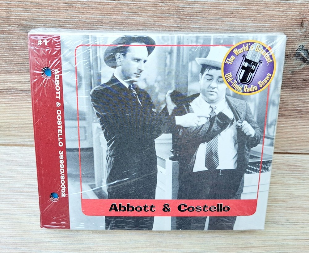 Abbott & Costello - World's Greatest Old-Time Radio Show (CD Set) New, Sealed-image