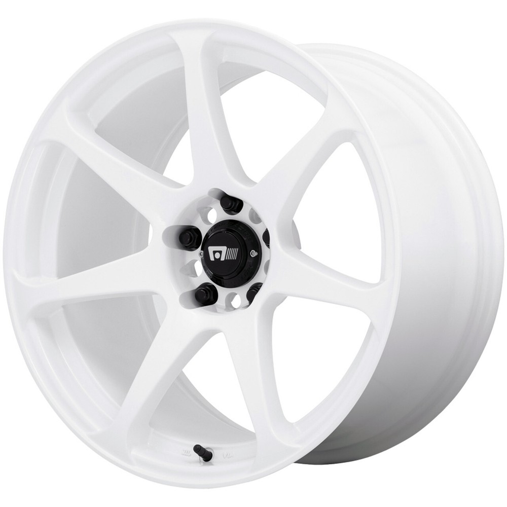 17x9.5 +30 Motegi MR154 Battle 5x4.5 White Wheels (Set of 4)