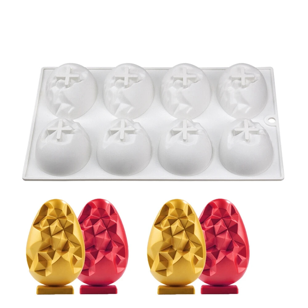 mostsom Easter Egg Silicone Mold Egg Molds for Chocolate Egg Shaped Mold Baking