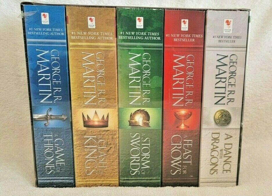 Game of Thrones 5-Book Boxed Set A Song of Ice and Fire New Sealed-image