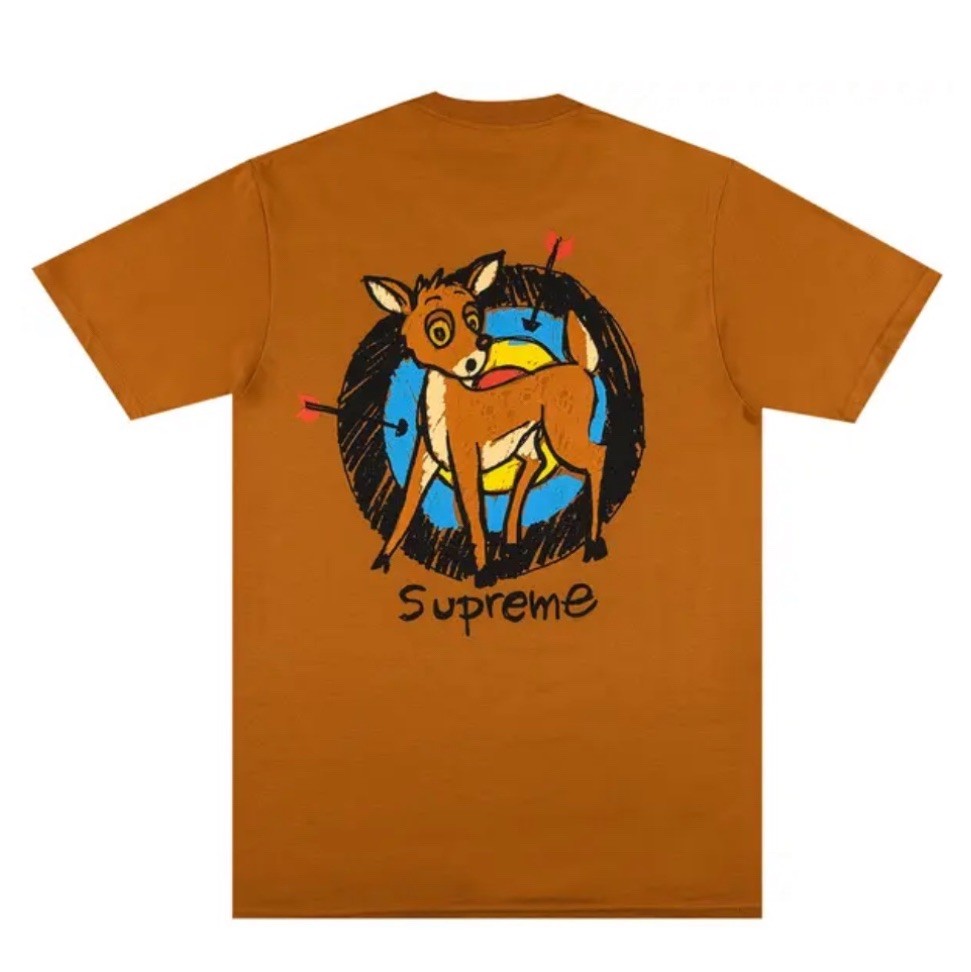 Size Medium- Supreme Deer Tee 'Burnt Orange’