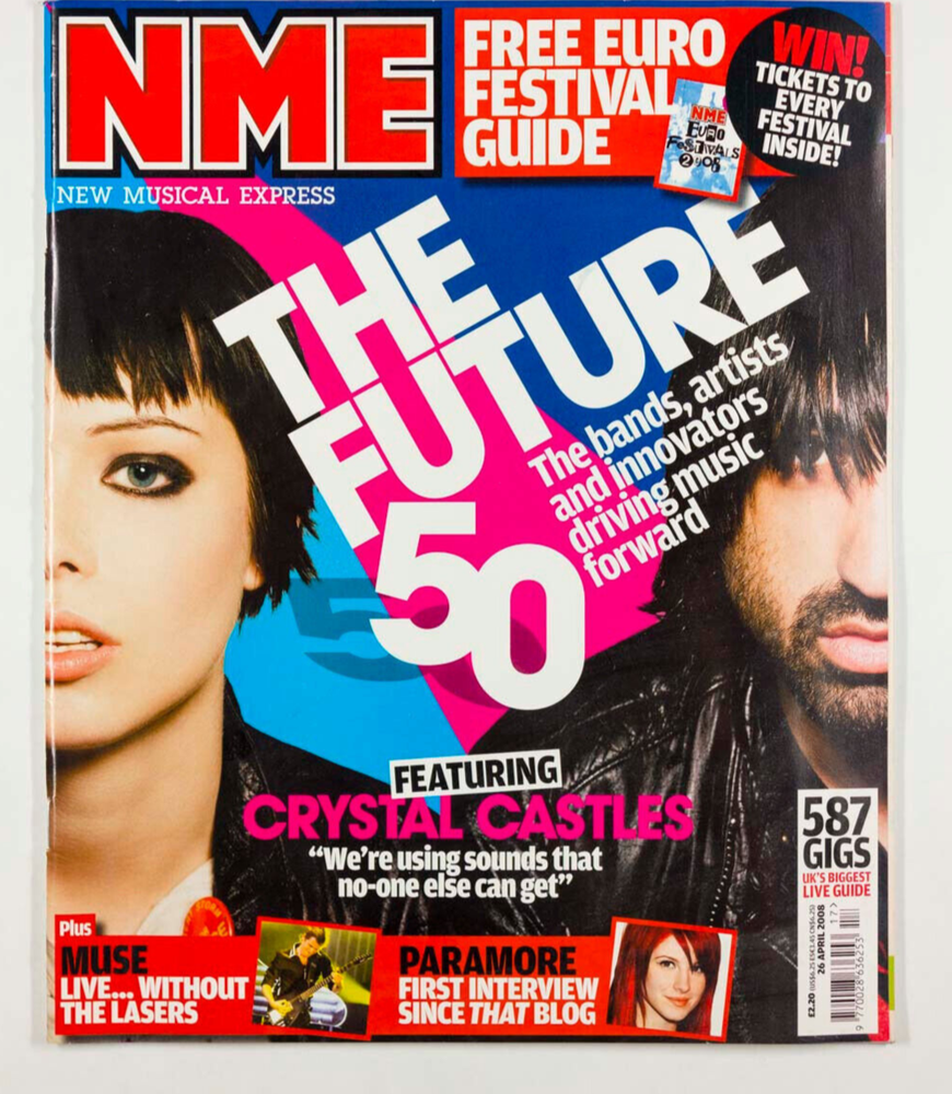 Crystal Castles Paramore Alex Turner Blur Radiohead Muse Portishead NME MAGAZINE