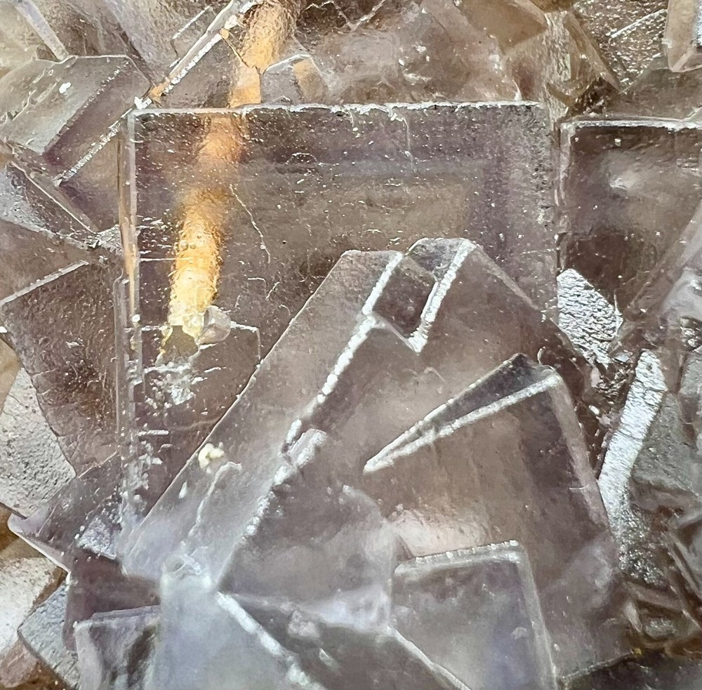 Stunning 228g Natural Cubic Fluorite Specimen from Kharan Pak