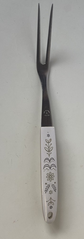 Vintage Flint Arrowhead Harvest Wheat Meat Carving Fork 9.5”