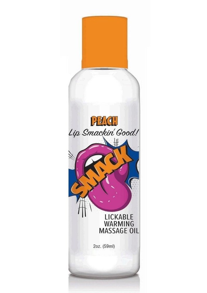 Smack Flavored Kissable Lickable Warming Massage Oil 2 oz