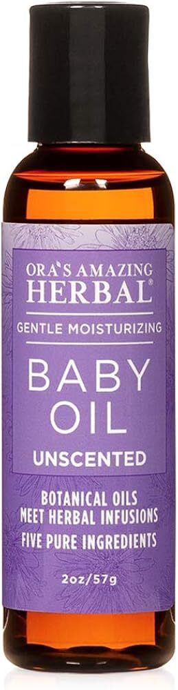 Ora's Amazing Herbal Travel Size Natural Baby Oil, Calendula Oil for Baby, In...