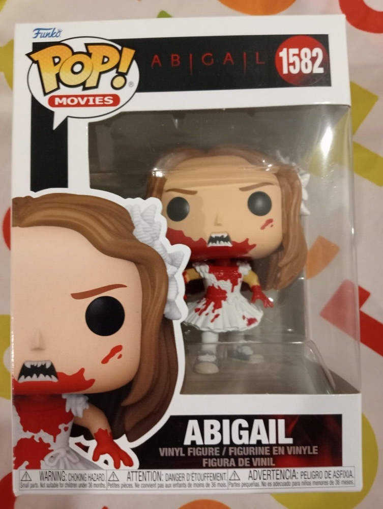 Abigail Bloody Funko Pop Vinyl Movies #1582 Horror Damage Scratched on Box-image