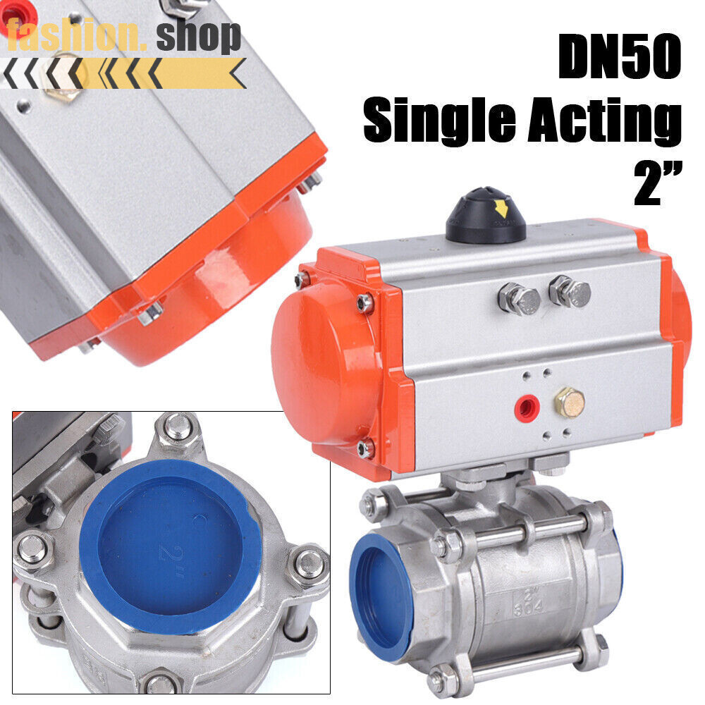 Pneumatic Air Actuated Stainless Ball Valve 2