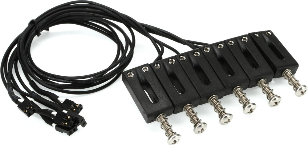 Graph Tech PN-8000-00 Ghost Loaded Saddles (set of 6) for Strat/Tele Bridge - 2