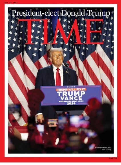 TIME Magazine President elect Donald Trump, NEW