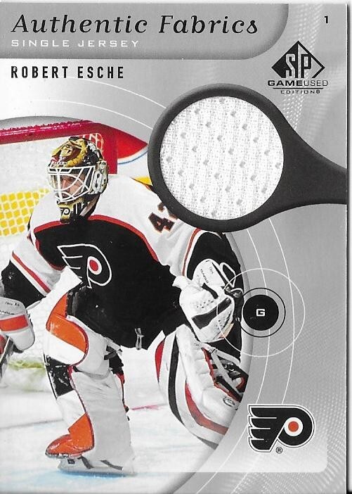 2005-06 SP Game Used ROBERT ESCHE Authentic Fabrics jersey card