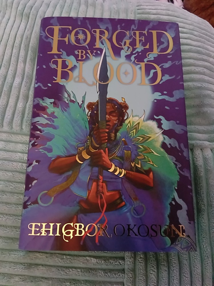 Fairyloot Exclusive Forged By Blood by Ehigbor Okosun Signed Stenciled Edges