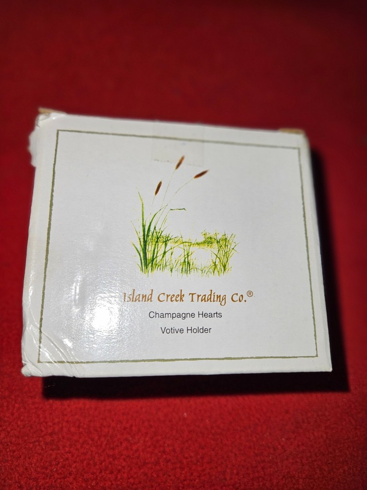 Vintage 2000 Metal Heart Votive Candle Holder by Island Creek Trading