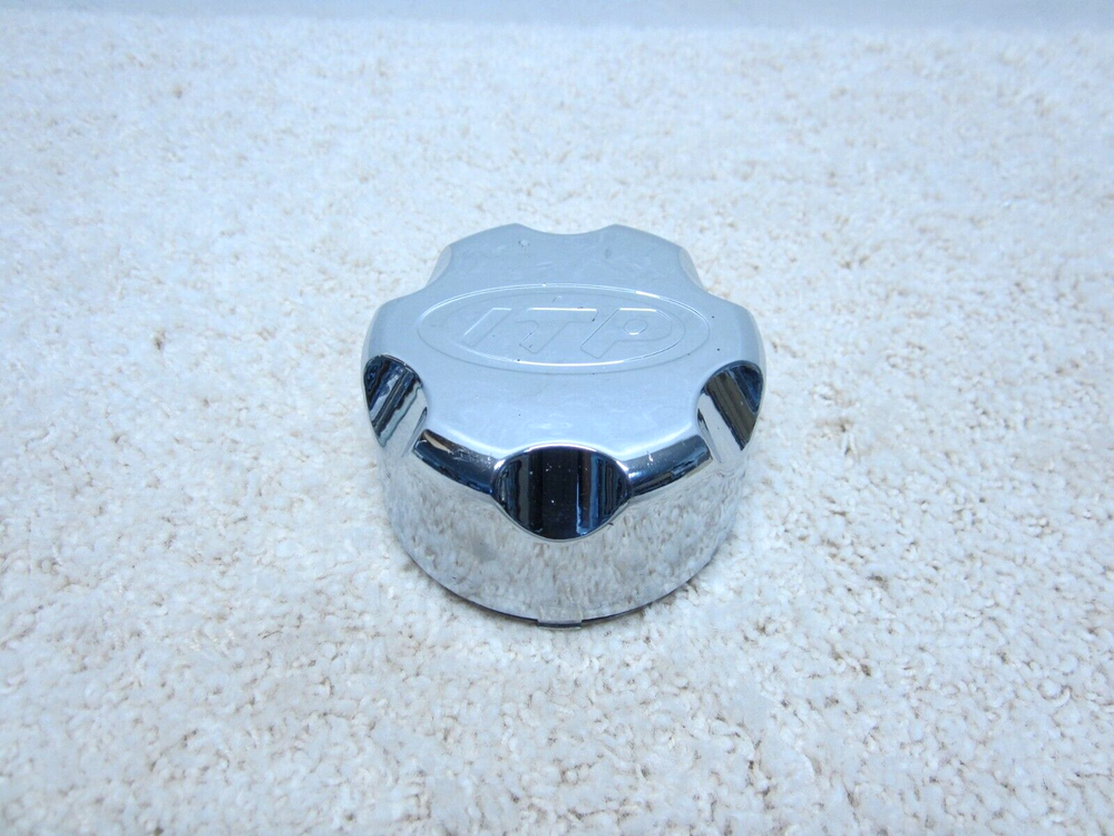 ITP P156BX CUSTOM ALLOY WHEEL CHROME SNAP ON CHROME CENTER CAP #2F-1
