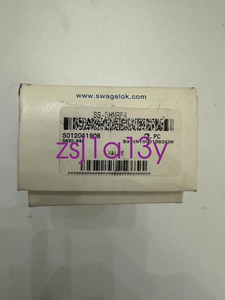 1pcs new Swagelok SS-3HNRF4 High Pressure Union Bonnet Needle Valve/