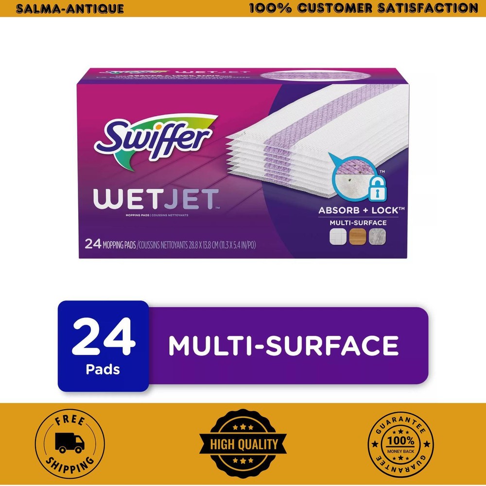 WetJet Multi-Surface Floor Cleaner Pad Refill, 24 Count - Fresh Scent