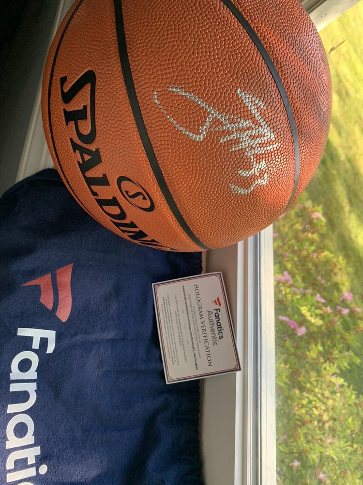 Autographed/Signed TOBIAS HARRIS 76ers Full Size Spalding Basketball