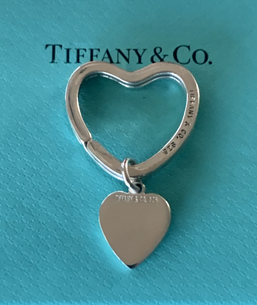 Tiffany & Co.  Heart Keyring Sterling  Silver 925 Small Size