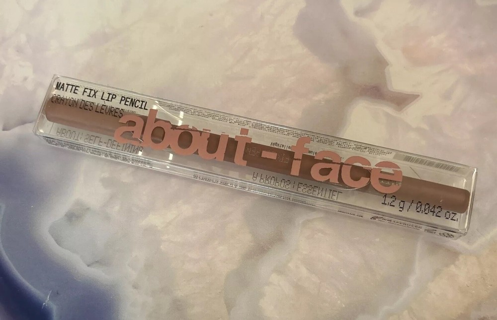 About Face Matte Fix Lip Pencil in Little Little - Matte Mauve - Full Size New in Box-image