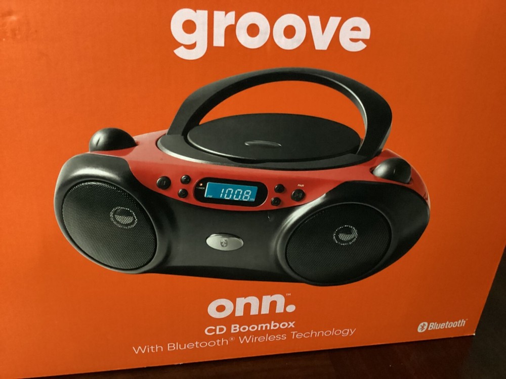 ONN 2.0 Bluetooth CD Boombox Black AAABLK100009771-image