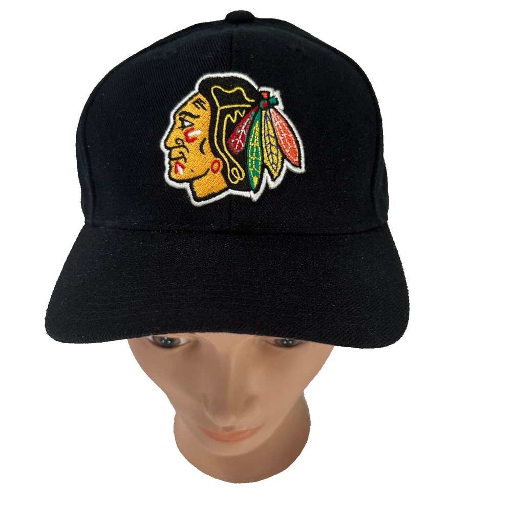 Sports Specialties NHL Chicago Blackhawks Hat Cap  Black Snapback Vintage