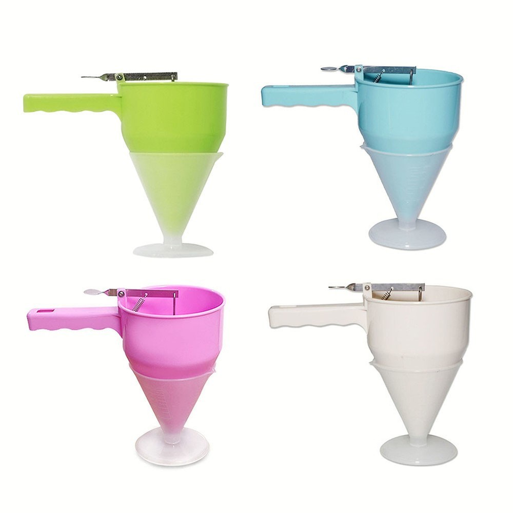High Quality ABS Pancake Batter Dispenser Plunger Funnel for Precise Dispensing
