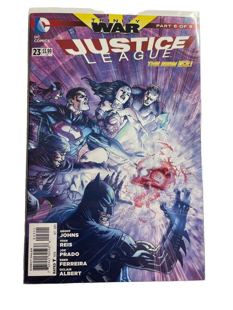Justice League #23 Doug Mahnke Cover A DC 2013 NM (Trinity War Part 6)