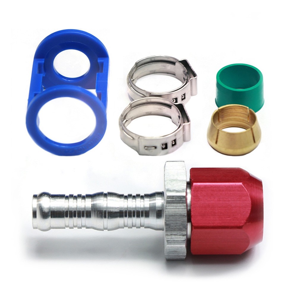 SMART SPLICE STRAIGHT CONNECTOR; 3/8in LINE TO No.6 HOSE