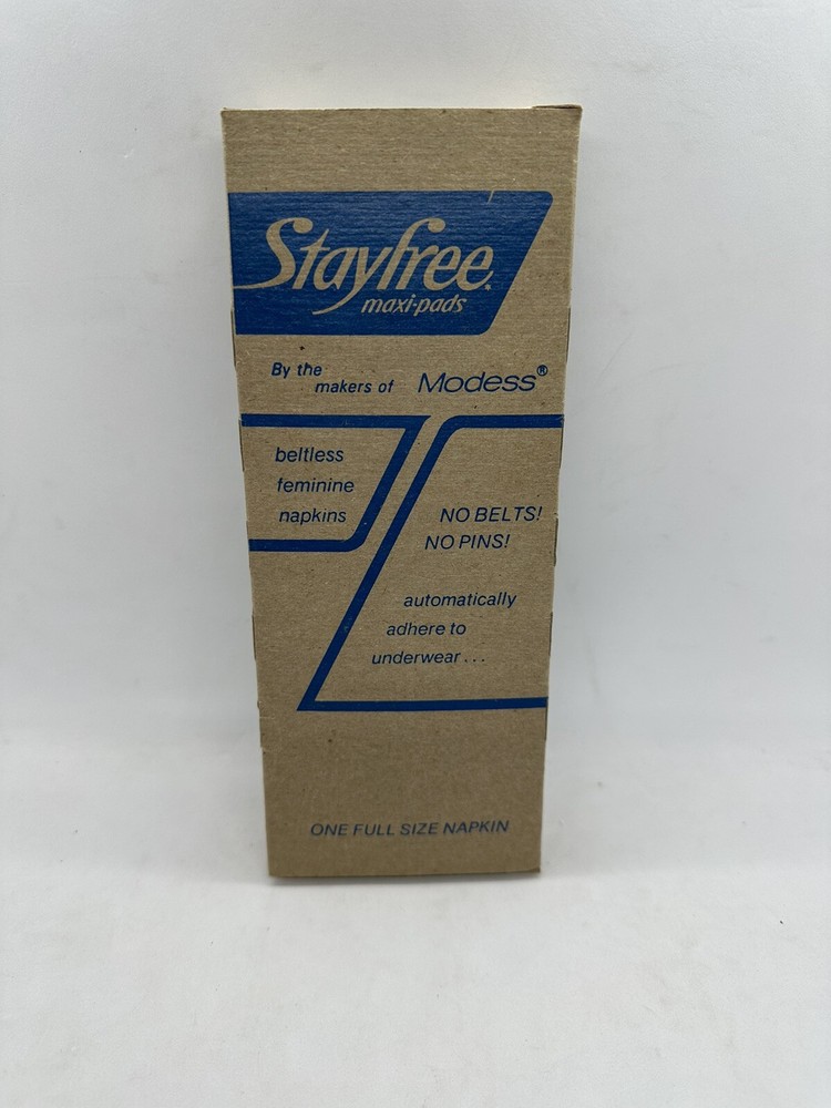 StayFree Maxi Pads Vending Machine Single Feminine Napkins VTG 70s 80s Prop