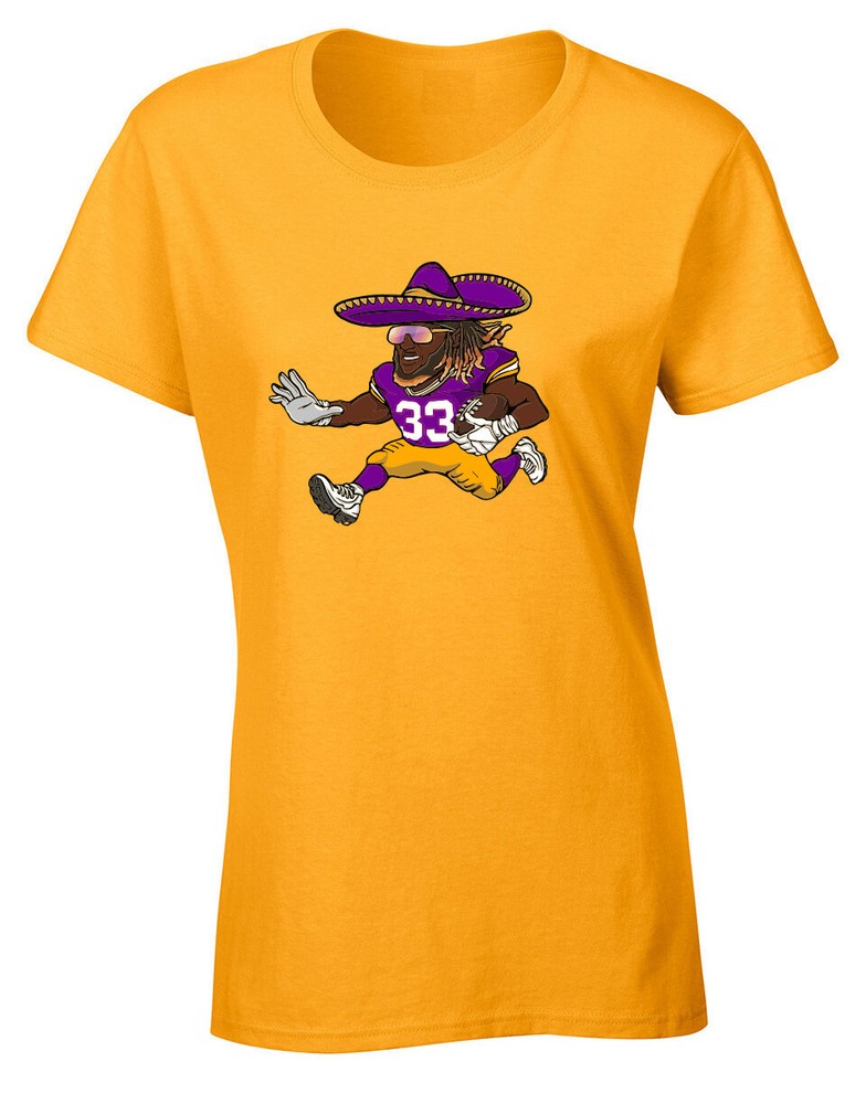 Aaron Jones Green Bay Packers Sombrero Logo Womens T-Shirt-image