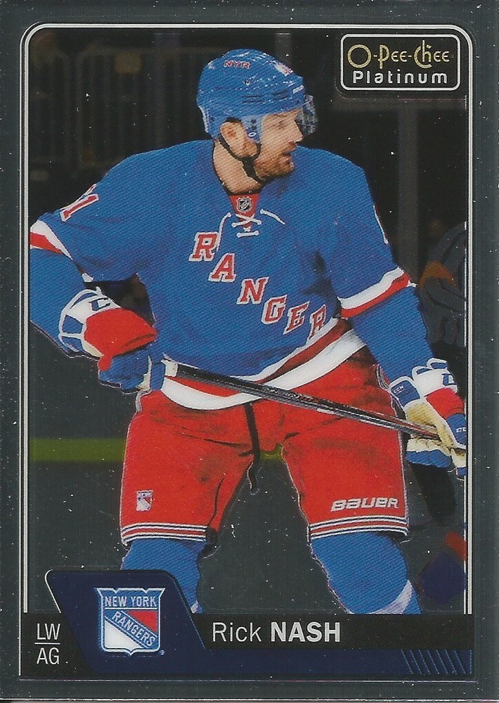 Rick Nash 2016-17 O-Pee-Chee Platinum Base Card #82