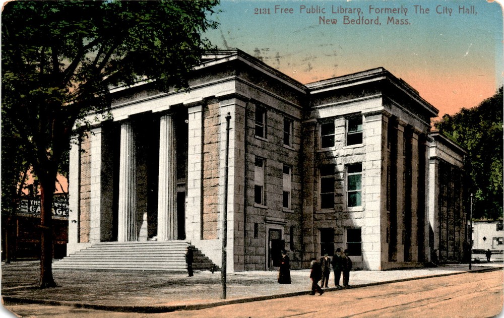 New Bedford, Mass, H. S. Hutchinson & Co., Germany, Cambridge. Postcard