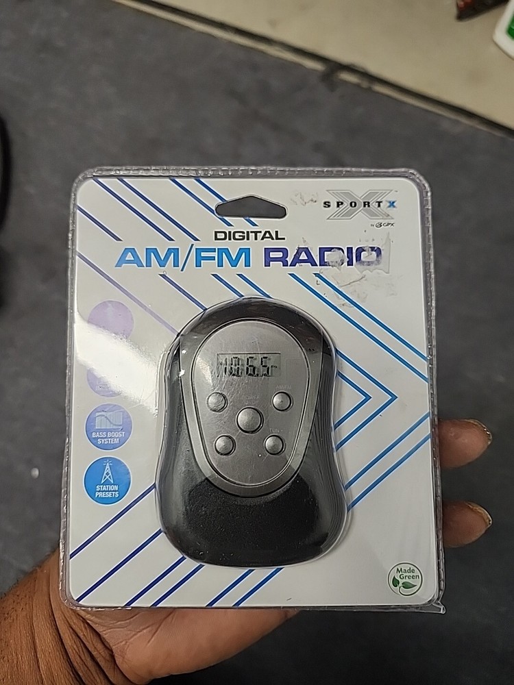 GPX R300 Portable AM/FM Armband Radio Tested Works