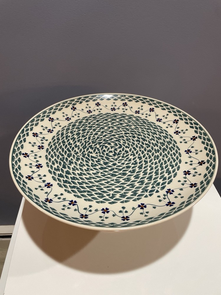 Manufaktura Woven Pansies Decorative Cake Stand