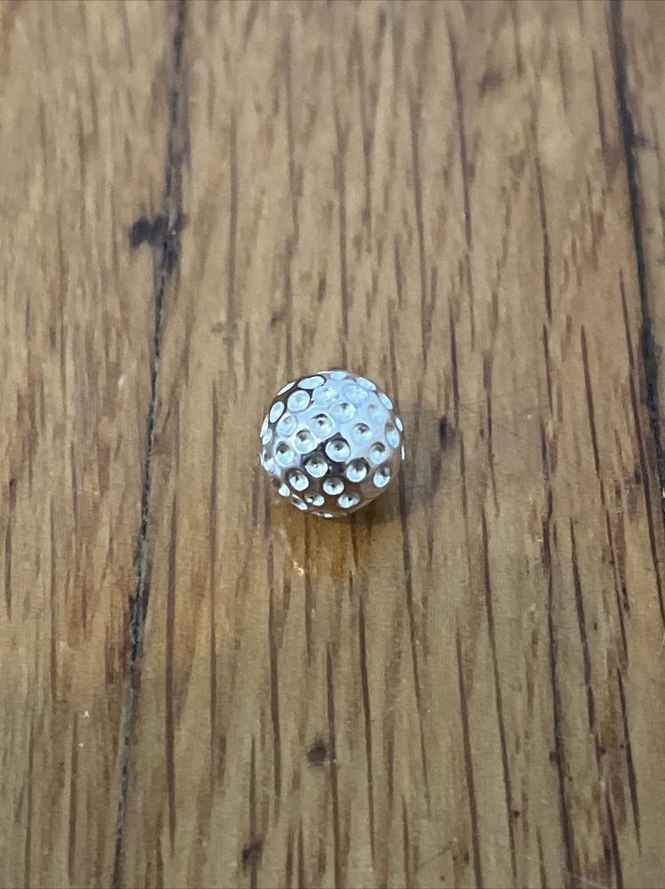 TIFFANY & CO. STERLING SILVER GOLF BALL SCREWBALL FOR GOLF KEYRING