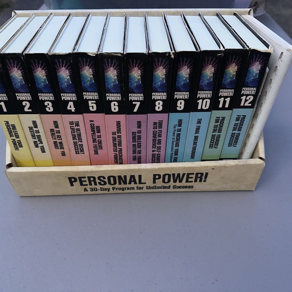 Personal Power Anthony Robbins Unleash Your Personal Power 12 Vol Set Good