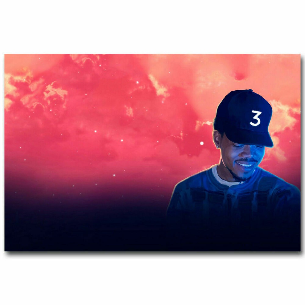 559752 Chance the Rapper Hot Music Rap Cover Art 24x18 WALL PRINT POSTER