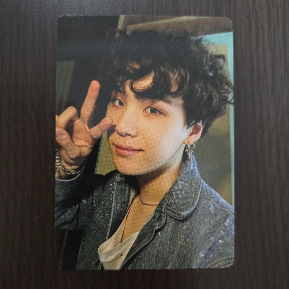 BTS Suga Yoongi Official Photo Card Amibom-image