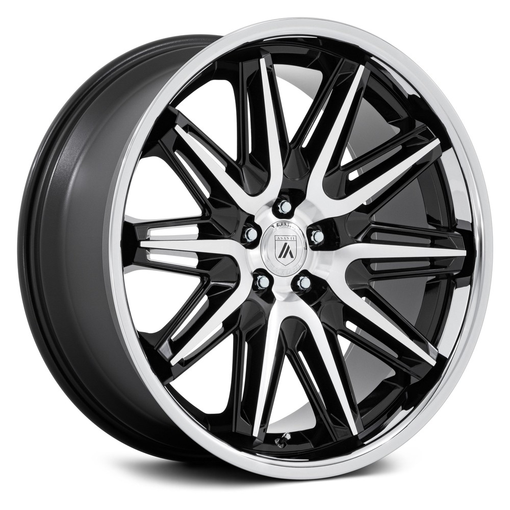 Asanti ABL-47 IMPERATOR 20x9 Black Wheels 5x112 66.56mm Set of 4-image