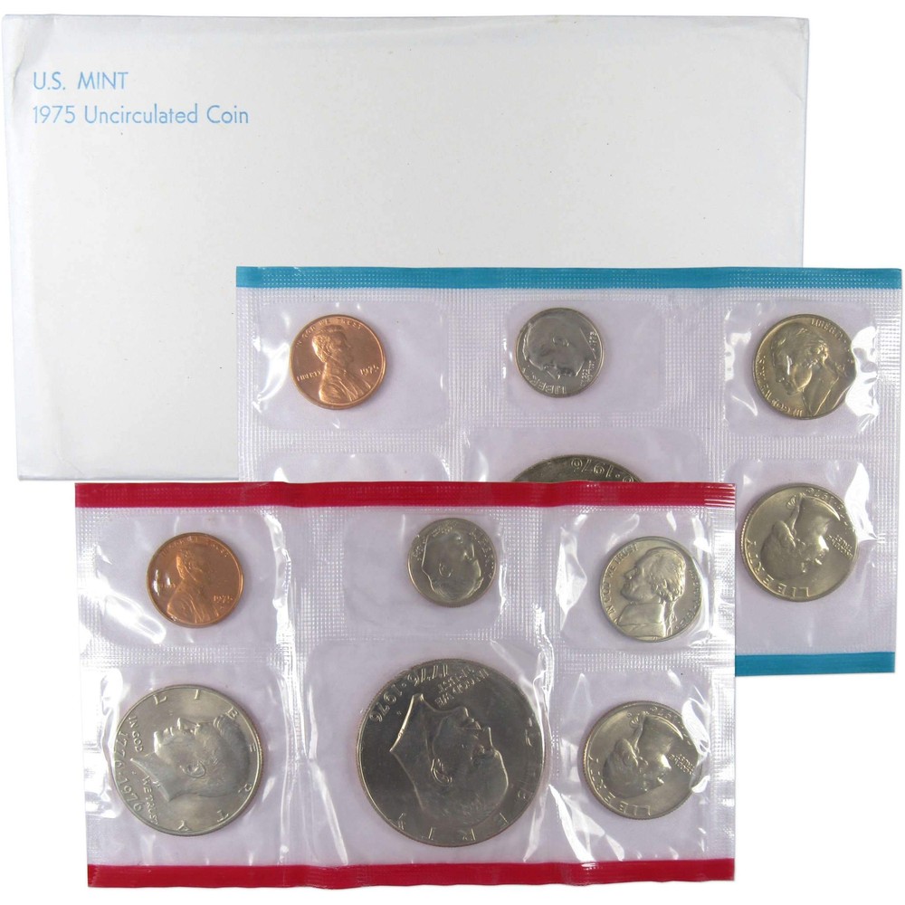 1975 Uncirculated Coin Set U.S Mint Original Government Packaging OGP
