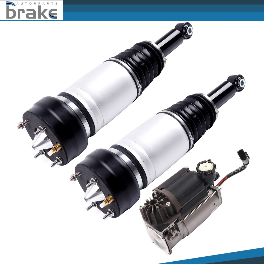 3x Rear Air Suspension Strut & Air Compressor For Jaguar XJ XJ8 XJR Super V8