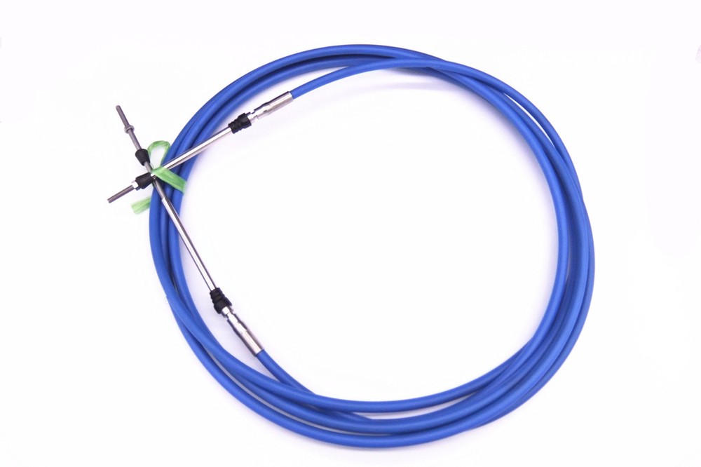 ABA-CABLE-20-GY Outboard Engine Remote Control 33C Throttle Shift Cable 20ft ...-image