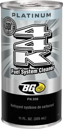 BG 44K PLATINUM New Fuel System Cleaner Additive 11oz. Can PN 208 Free Shipping