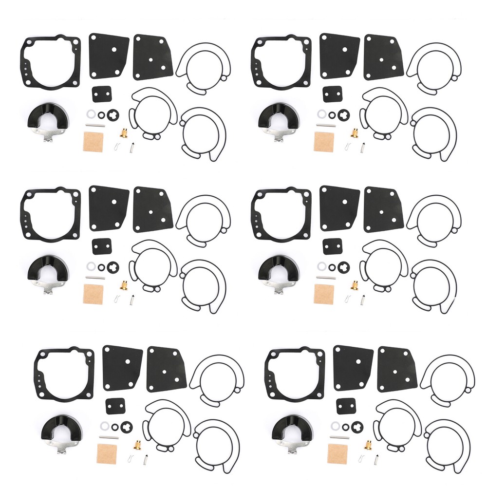 6* CARBURETOR KIT for JOHNSON EVINRUDE V4 V6 90 115 \125 150 175 HP 18-7247