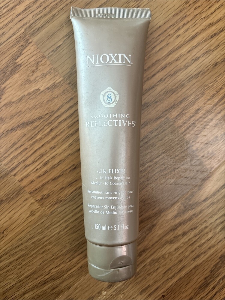 Nioxin Smoothing Reflectives SILK ELIXIR LEAVE IN Coarse HAIR REPAIR 5.1 oz